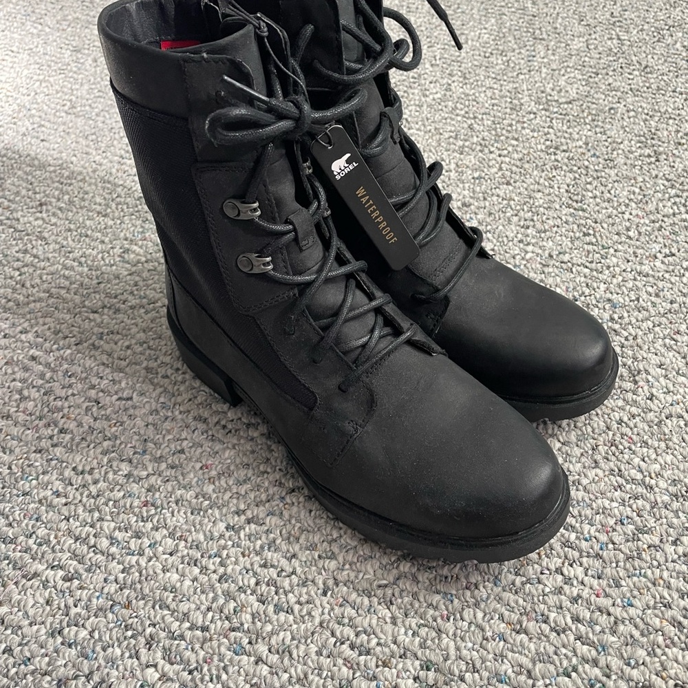 Sorel Black Waterproof Black Boots - Picture 5 of 6